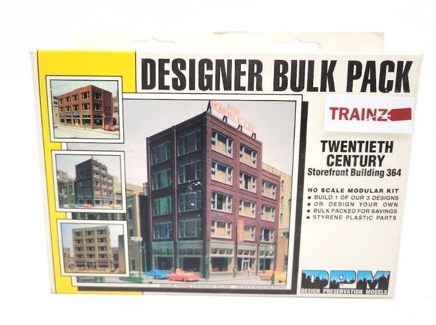 DPM 36400 HO Scale Designer Bulk Pack 20th Century Storefront Building Kit