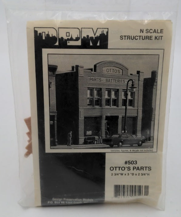 DPM 50300 N Scale Otto's Parts Building Kit