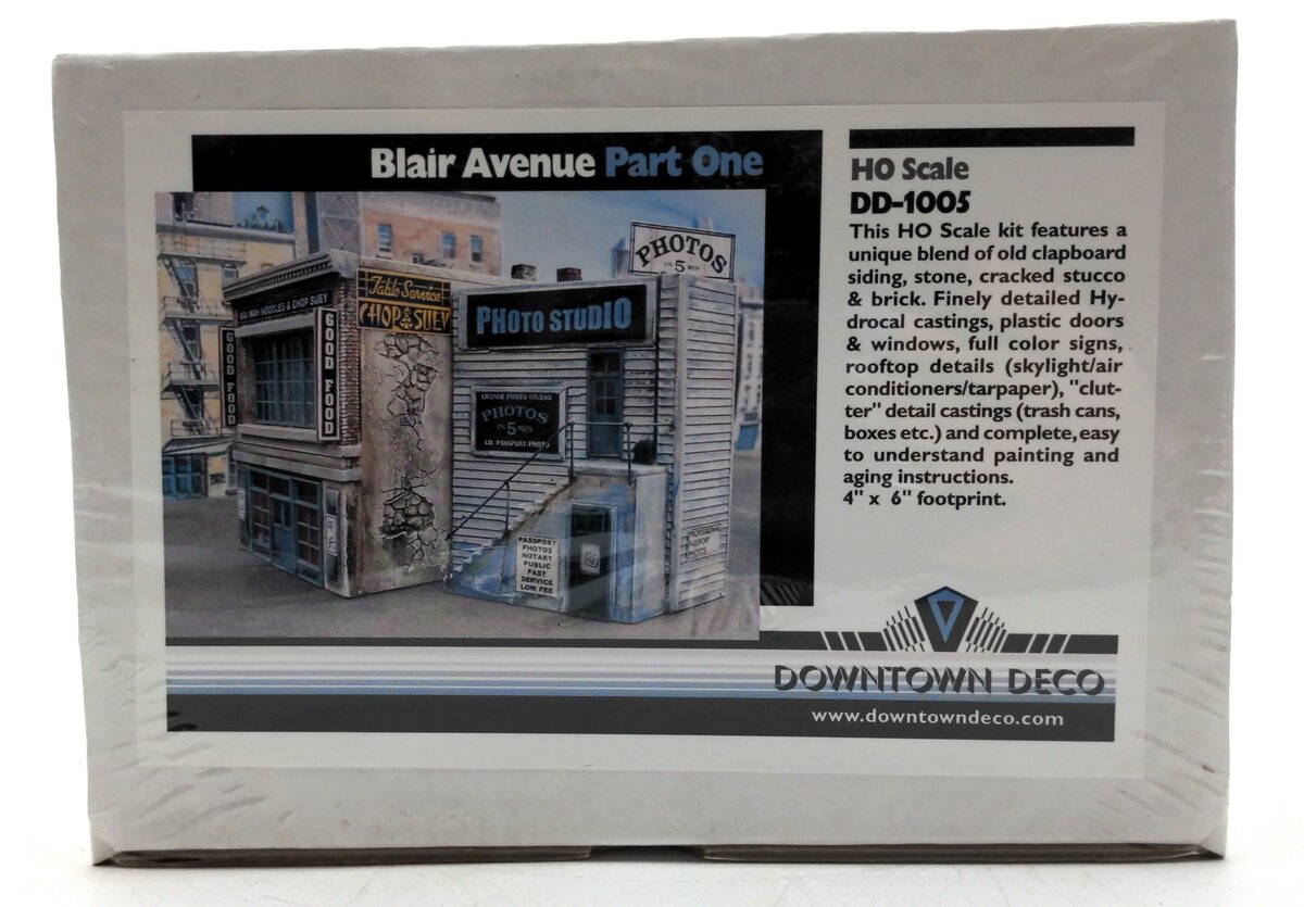 Downtown Deco DD-1005 HO Blair Avenue Part One Craftsman Model Kit