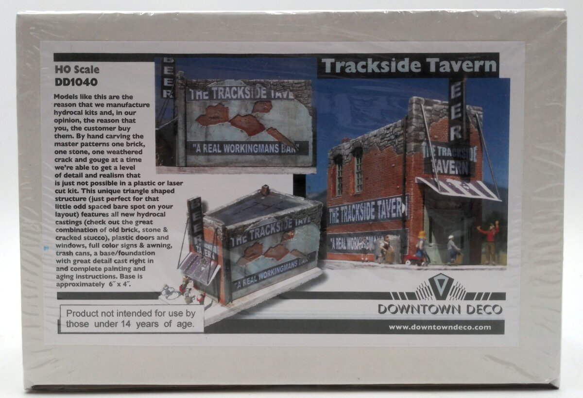 Downtown Deco 1040 The Trackside Tavern Building Kit