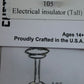 Custom Finishing 105 HO Tall Electrical Insulator Brass Part (Pack of 2)