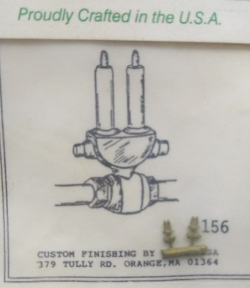 Custom Finishing 156 HO Scale Westinghouse Valve AD Brass Castings