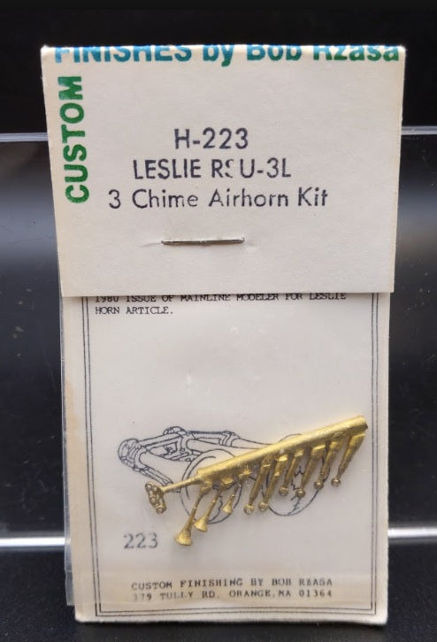 Custom Finishing 223 HO Scale Leslie RSU-3L 3 Chime Airhorn Kit