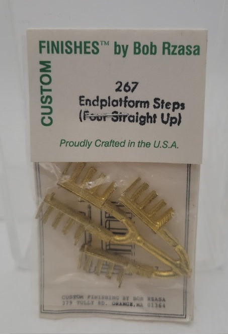 Custom Finishing 267 HO Scale Endplatform Steps Four Straight Up GP / SD Units