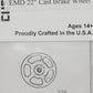 Custom Finishing 278 EMD Cast Type Brake Wheel 22"