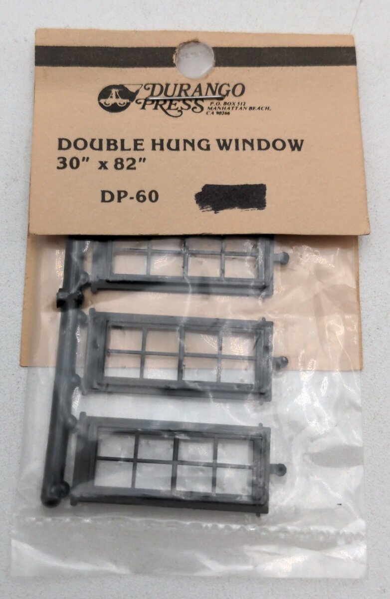 Durango Press 60 HO Tall Double Hung Windows (Pack of 4)
