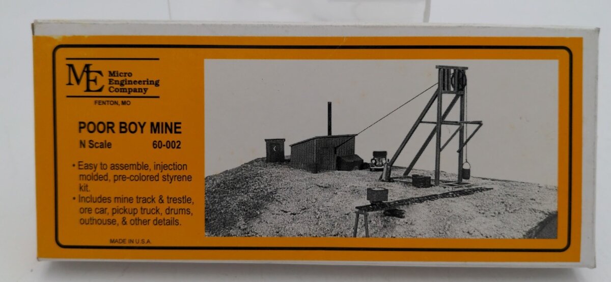 Micro Engineering 60-002 N Scale Poor Boy Mine Building Kit