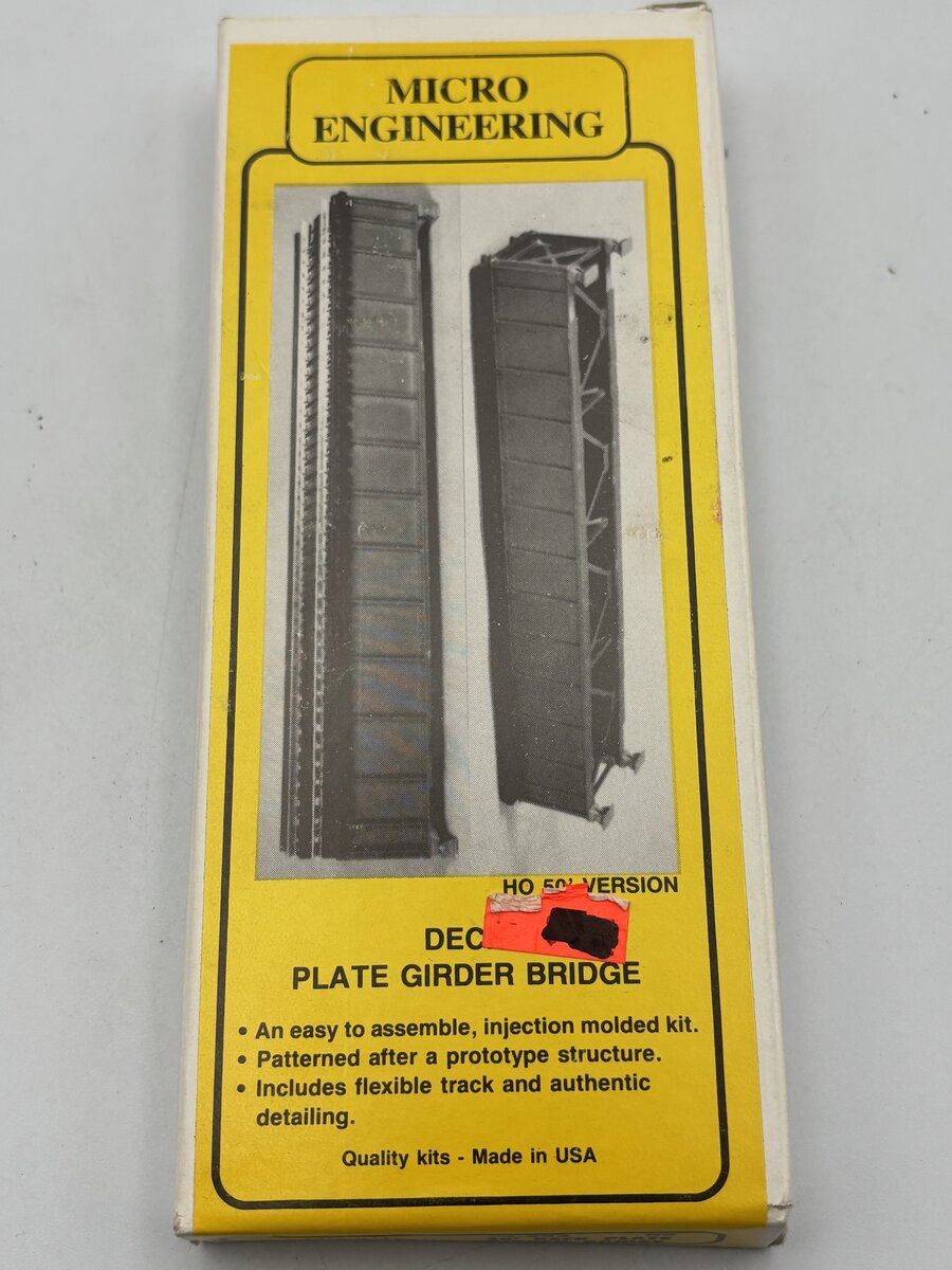 Micro Engineering 75-502 HO 30' Open Deck Plate Girder Bridge Kit