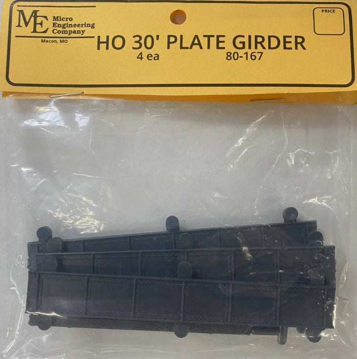 Micro Engineering 80-167 HO Scale 30' Plate Girder (Pack of 4)