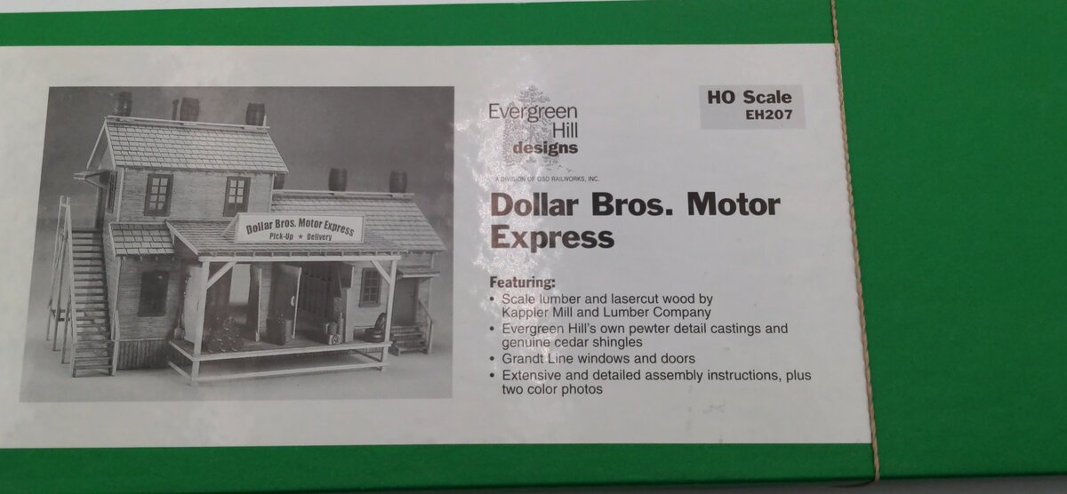 Evergreen Hill EH-207 HO Dollar Bros Motor Express Building Kit