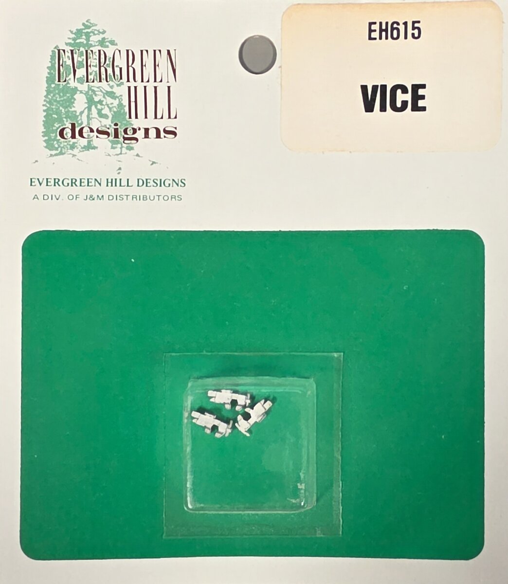 Evergreen Hill 615 HO Vise (Pack of 3)