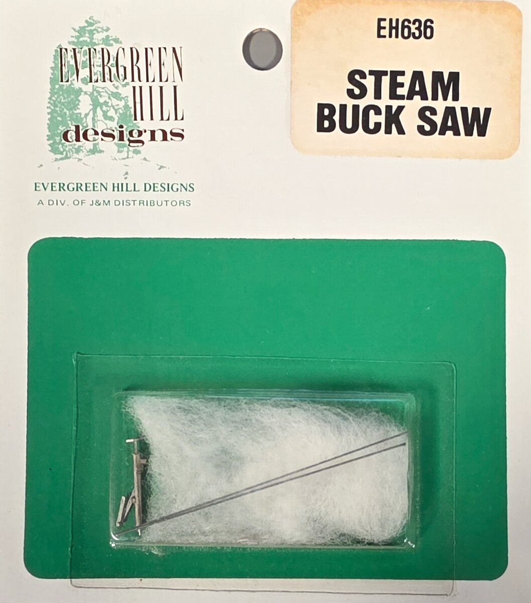 Evergreen Hill 636 HO Steam Buck Saw