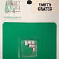 Evergreen Hill 645 HO Empty Crates (Pack of 6)