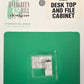 Evergreen Hill 647 HO ScaleDesk Top and File Cabinet