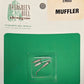 Evergreen Hill 655 HO Muffler (Pack of 3)