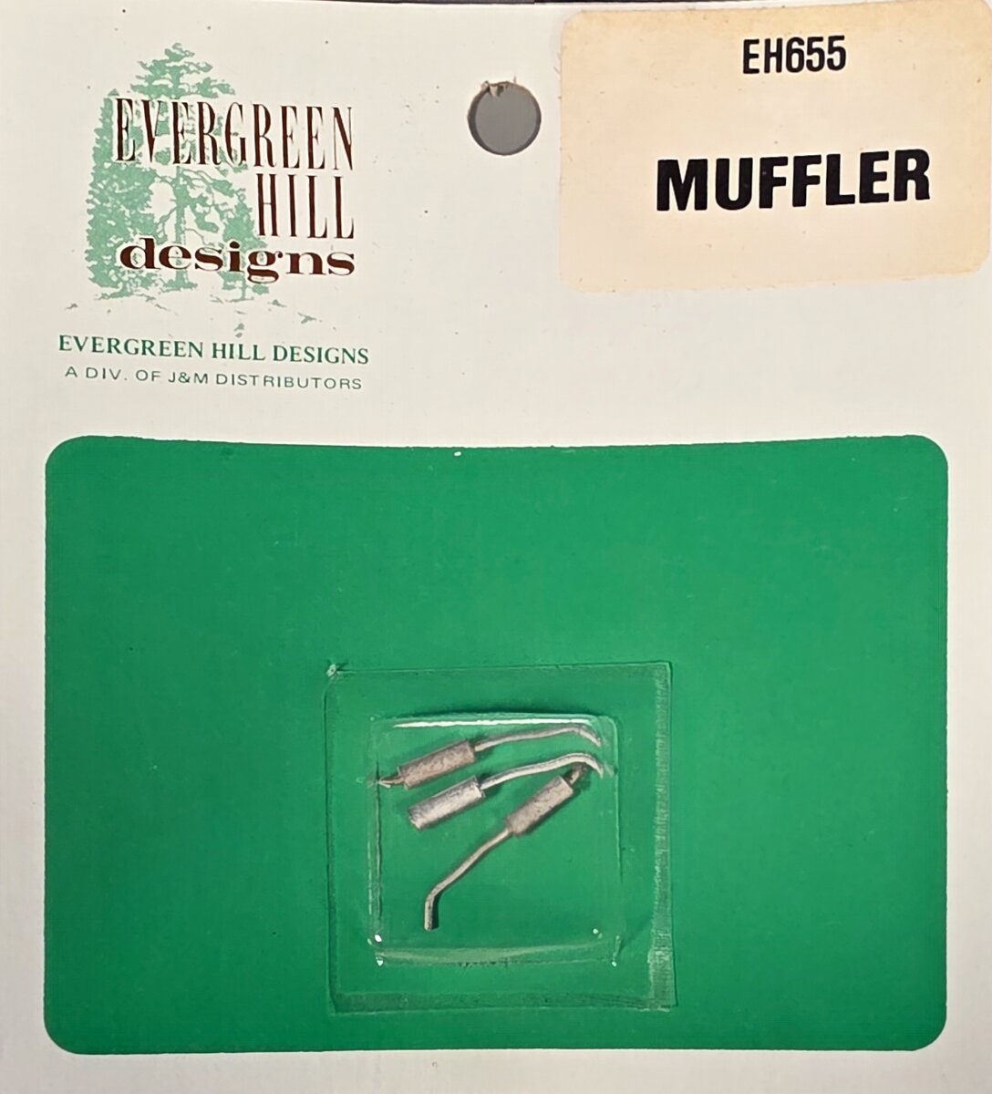 Evergreen Hill 655 HO Muffler (Pack of 3)