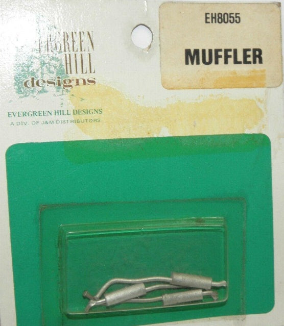Evergreen Hill 8055 HO Muffler (Pack of 3)