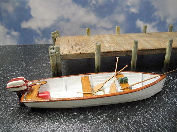 Frenchman River Modelworks 125 O Scale 17' Utility Boat Kit Waterline Hull