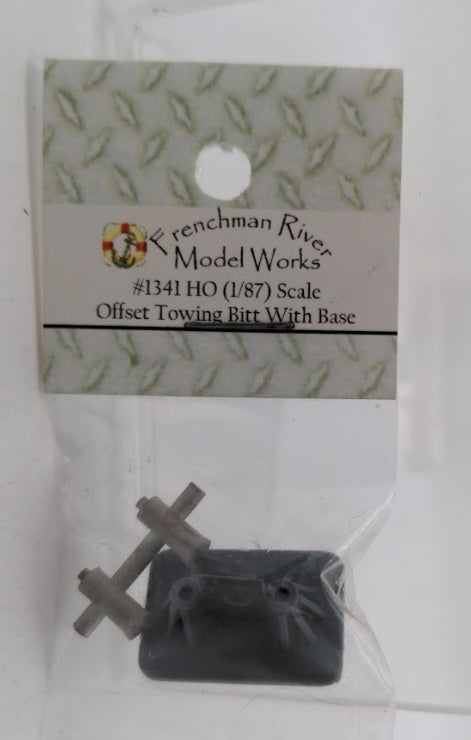 Frenchman River Modelworks 1341 HO Scale Offset Towing Bitt With Base Kit