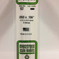 Evergreen Scale Models 157 .060" x .156" x 14" Polystyrene Strips (Pack of 9)