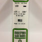 Evergreen Scale Models 188 .125" x .188" x 14" Polystyrene Strips (Pack of 6)