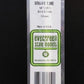 Evergreen Scale Models 252 .125" x 14" Polystyrene Square Tubing (Pack of 3)