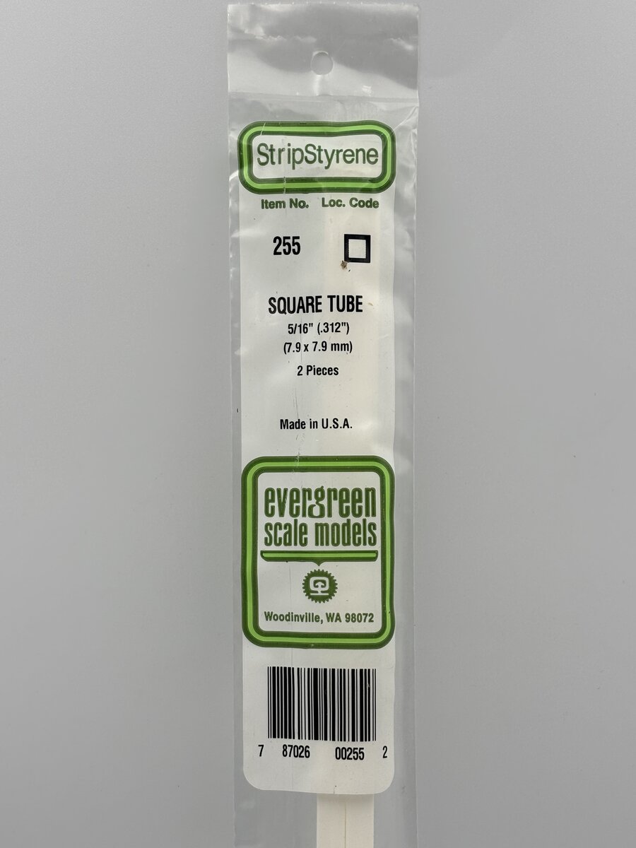 Evergreen Scale Models 255 .312