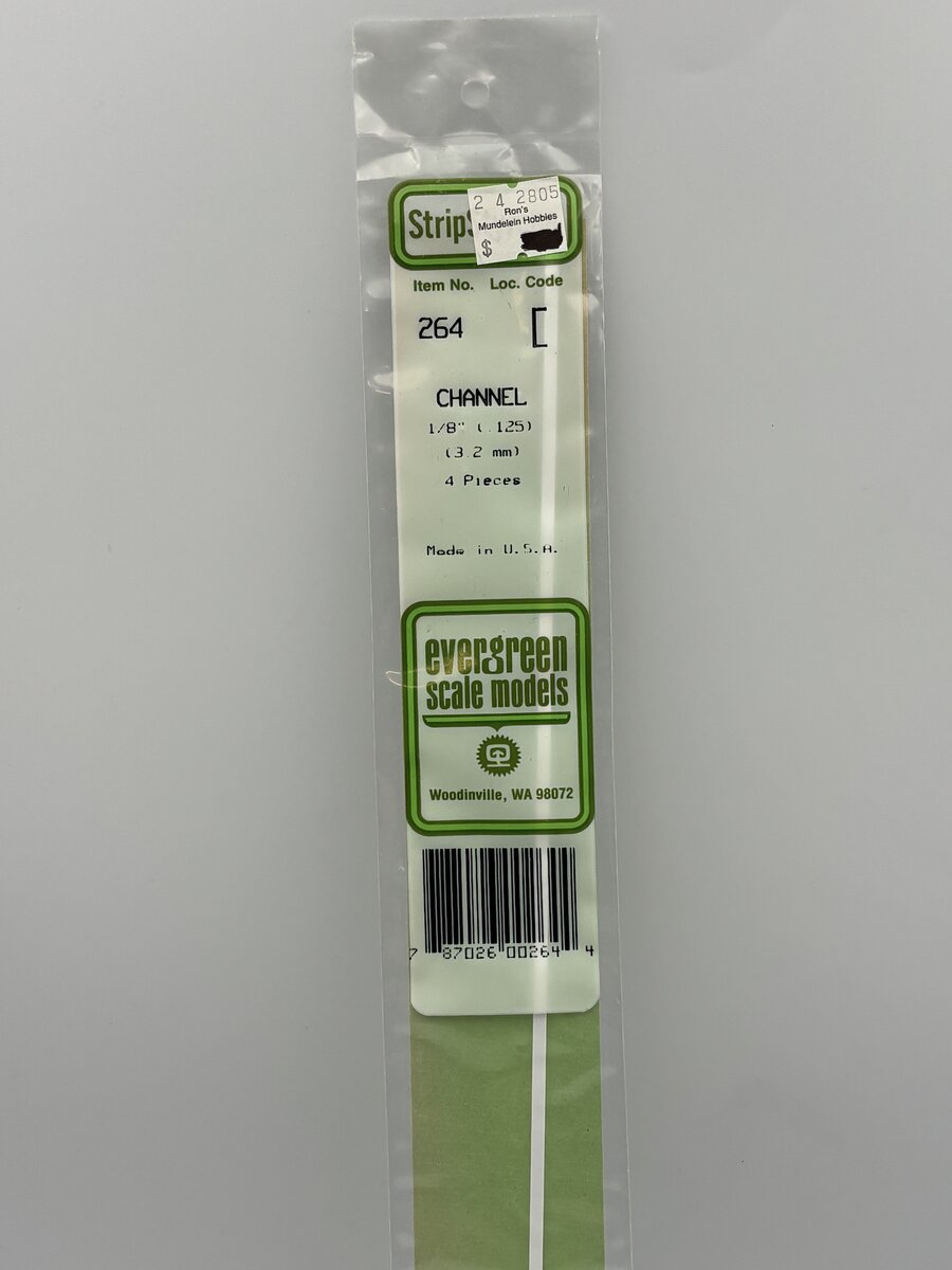 Evergreen Scale Models 264 .125
