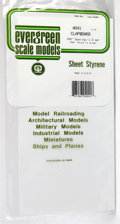 Evergreen Scale Models 4041 .040