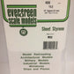 Evergreen Scale Models 4506 1/3" x 1/3" x 6" x 12" Polystyrene Square Tile