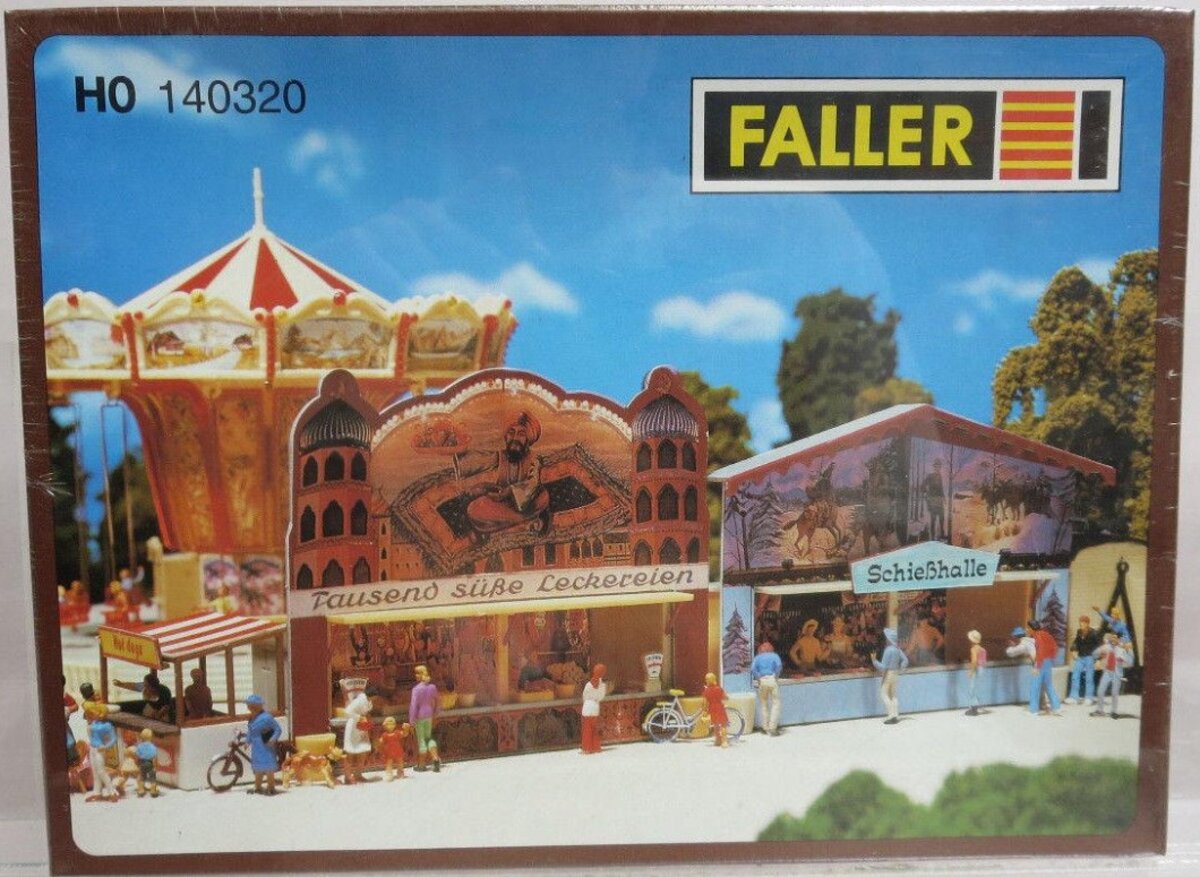 Faller 140320 HO Scale Midway Game Booths Kit
