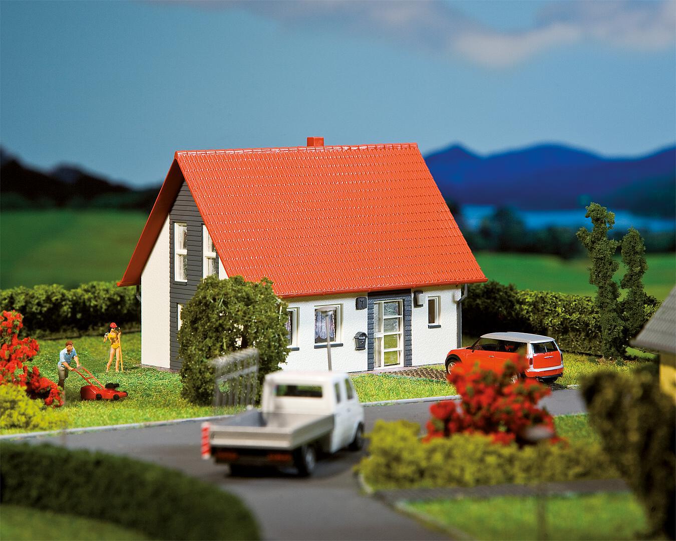 Faller 232321 N Grey Detached House Building Kit
