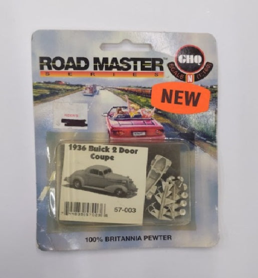 GHQ 57003 N Buick (Unpainted Metal Kit) 2 Door Coupe 1936