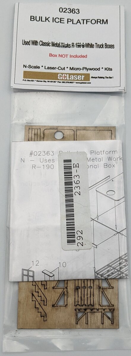GCLaser 2363 Bulk Ice Platform Kit