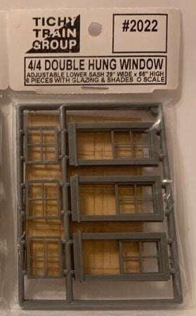 Tichy 2022 O Double Hung Window 4/4 29"W x 66"H w/Separate Lower Sash(Pack of 6)