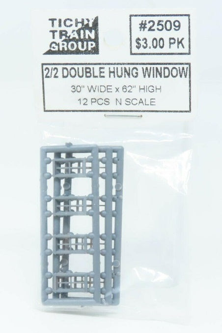 Tichy 2509 N Double Hung Window 2/2 30" x 62" (Pack of 12)