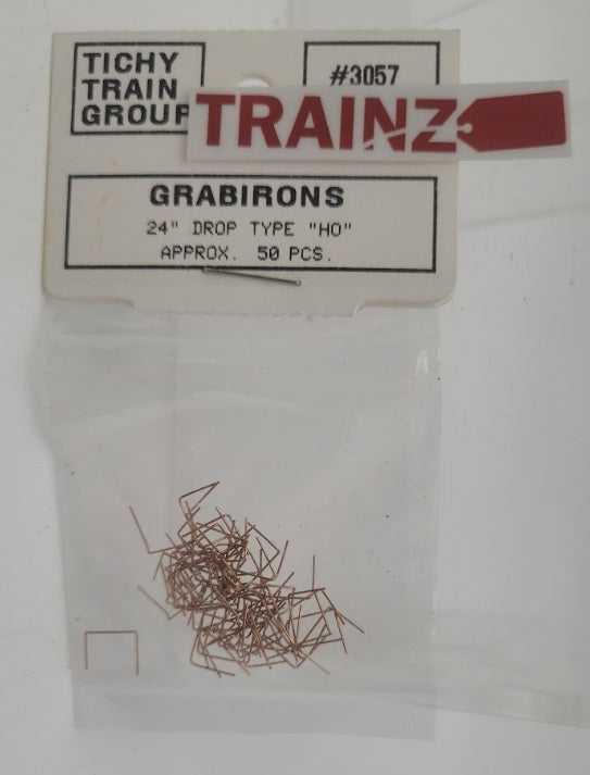 Tichy 3057 HO 24" Drop Formed Wire Grab Irons Approx. 50 Pieces