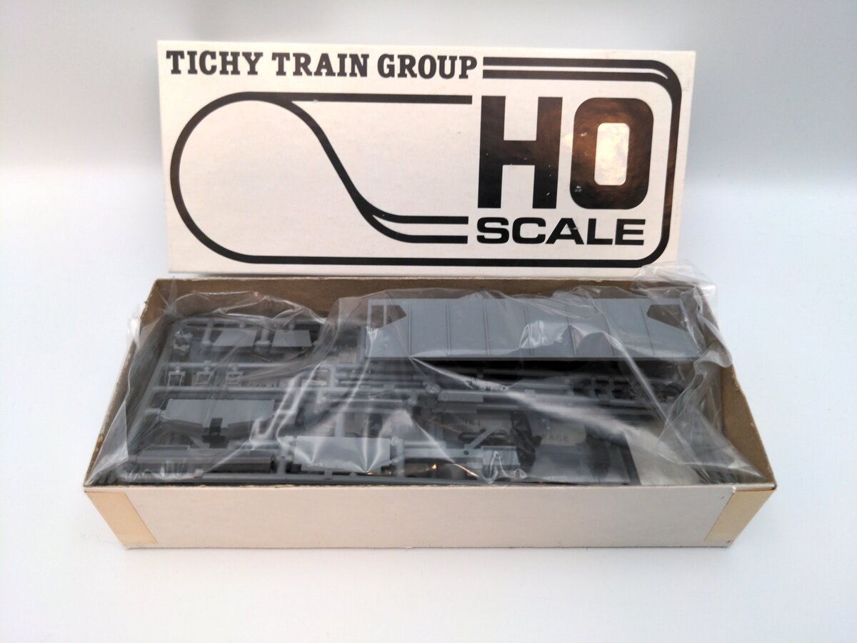 Tichy 4027 HO Scale Undecorated 36' USRA 2-Bay Open Steel Hopper Kit