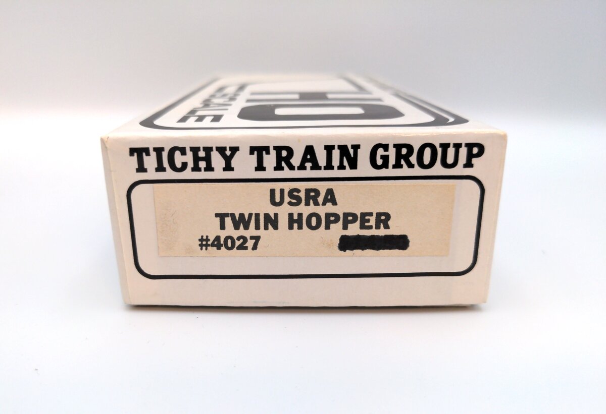 Tichy 4027 HO Scale Undecorated 36' USRA 2-Bay Open Steel Hopper Kit