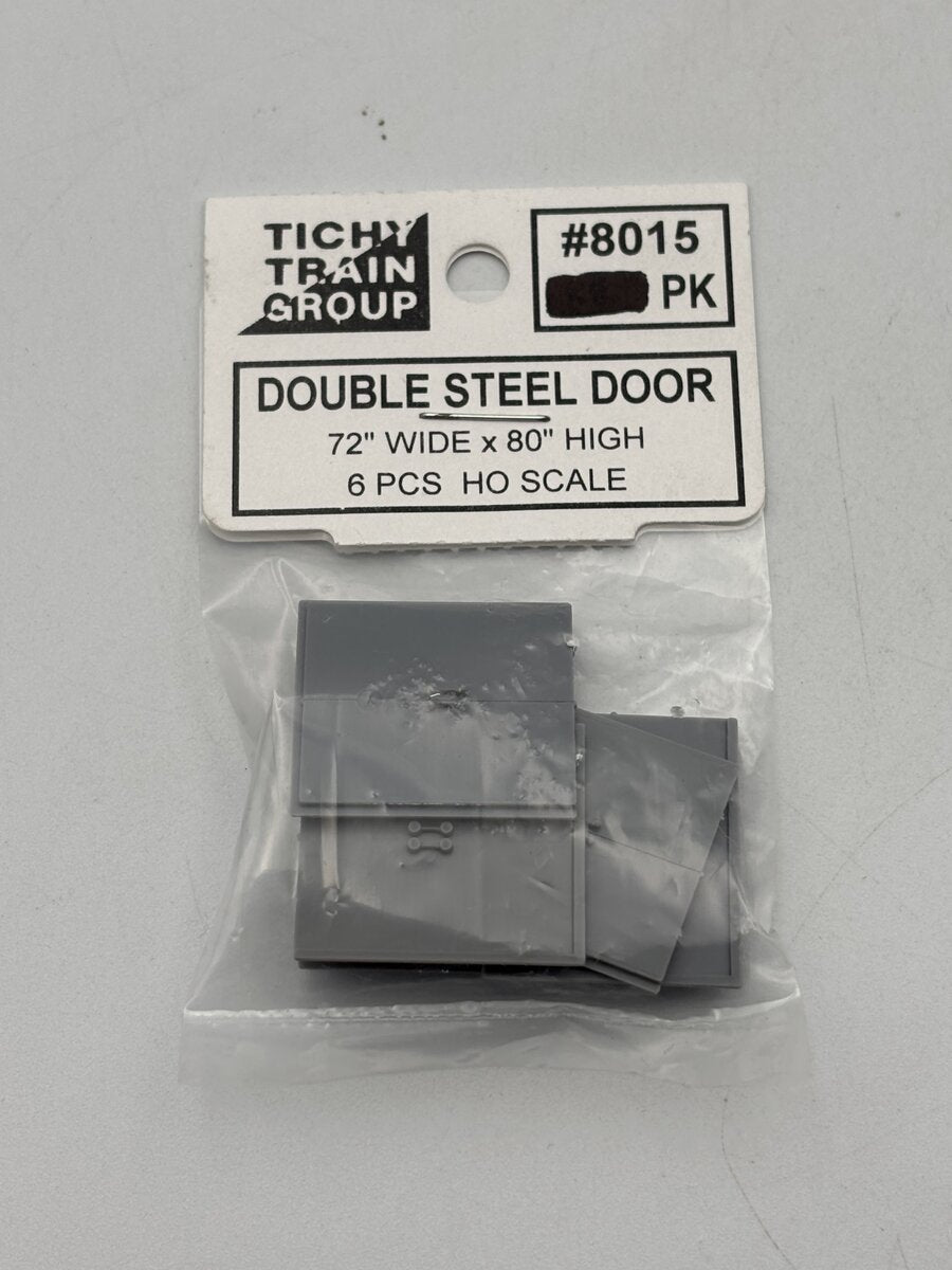 Tichy 8015 HO Double Steel Structure Door (6)