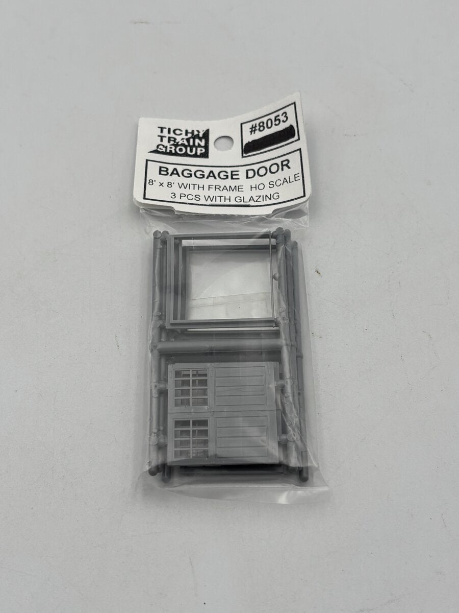 Tichy 8053 HO 96" x 96" Baggage Room Double Doors (Pack of 3)