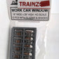 Tichy 8068 HO Scale 18" x 28" Vertical with Sash Work Car Windows (Pack of 12)