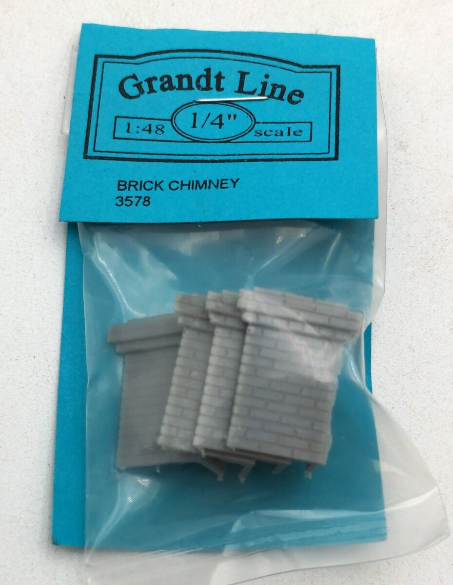 Grandt Line 3578 O Brick Chimney (Pack of 2)