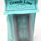 Grandt Line 3913 G - 1/2" Scale 4-Pane Window Gray Plastic With Clear Plastic