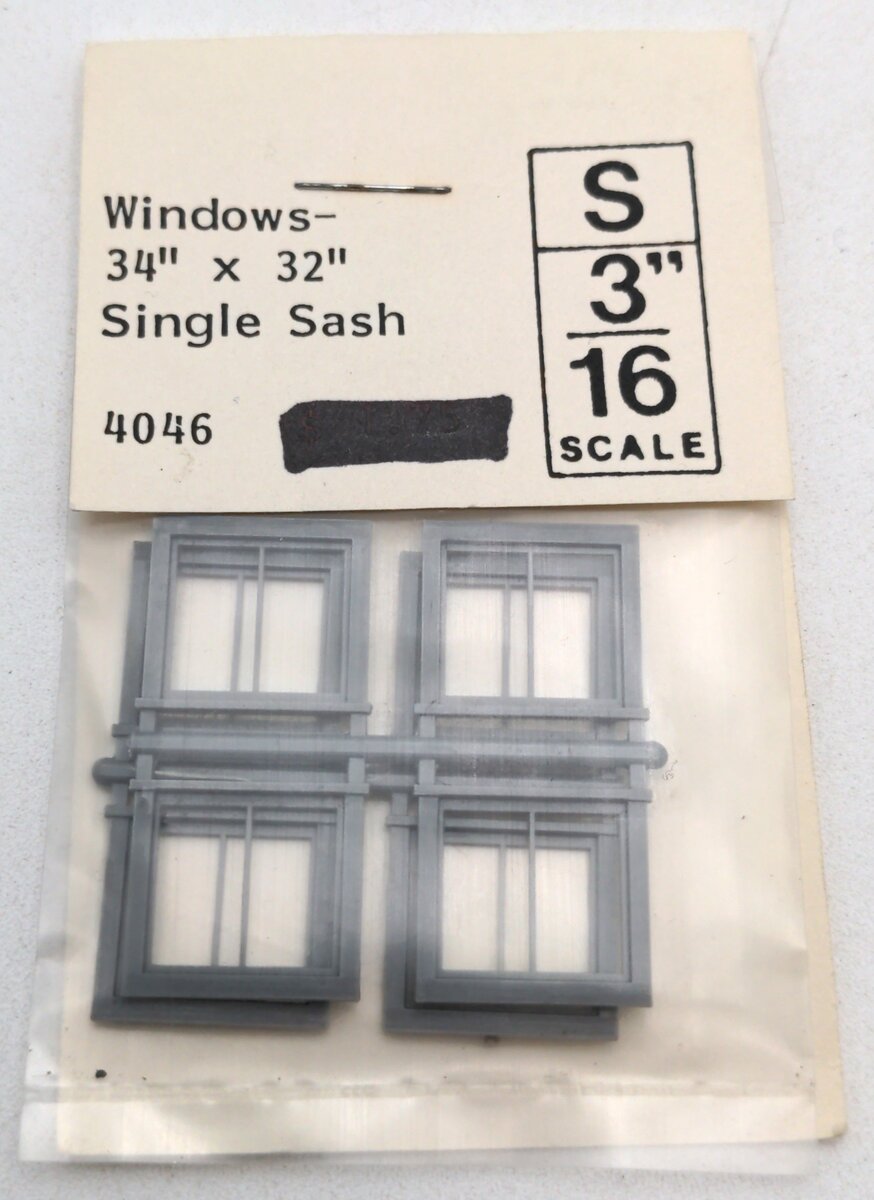 Grandt Line 4046 S 34" x 32" Single-Sash Two-Pane Windows (Pack of 8)