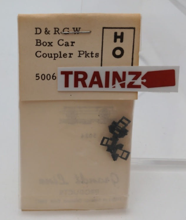 Grandt Line 5006 HO Scale D&RGW Box Cars Plastic Coupler Pocket (Pack of 4)