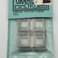 Grandt Line 5016 HO 36" x 44" Durango Station 2 Pane Window (Pack of 8)