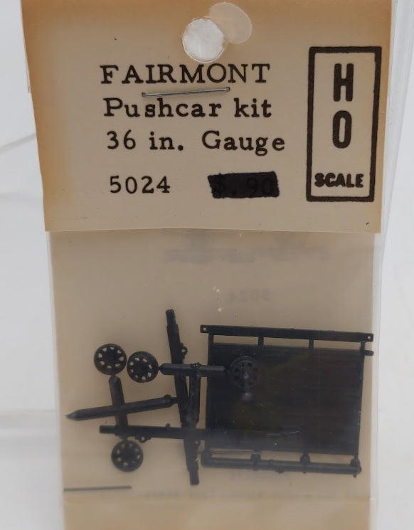 Grandt Line 5024 HO Scale 36" Fairmont Push Car 36 In Gauge Plastic Kit