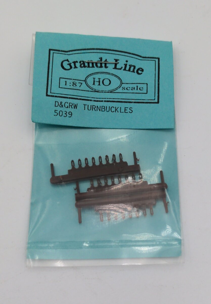 Grandt Line 5039 HO D&RGW Turnbuckles for .012" Wire (Pack of 24)