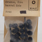 Grandt Line 5041 HO Scale 55 Gallon Steel Drums & Fire Barrel Lids (Pack of 12)